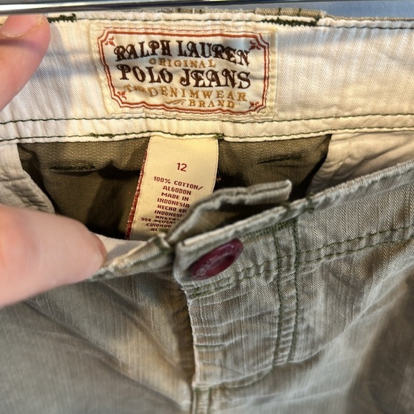 POLO RALPH LAUREN CARGO PANTS Size 12 - Picture 3 of 8